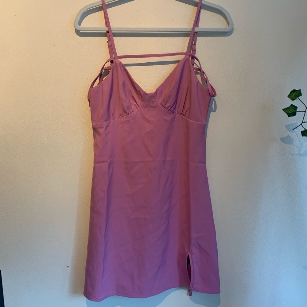 Le Lis Pink Strappy Mini Dress - Picture 6 of 8